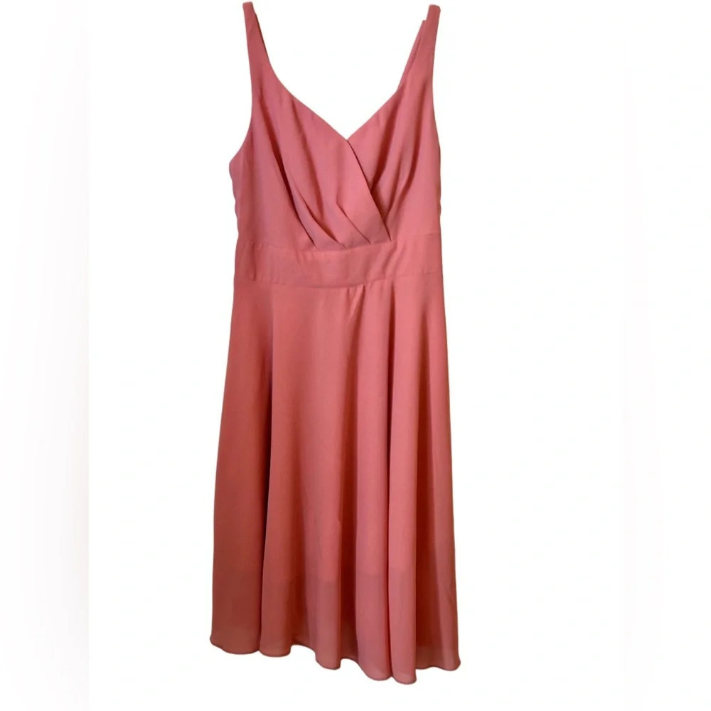 NWOT Women’s Cocktail V Neck Adjustable Straps Wedding Special Occasion Dress